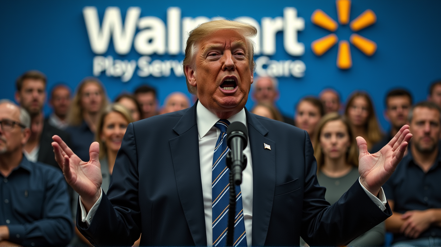 Trumps dristige utfordring til Walmart: 'Ta tariffene!' i økonomisk dragkamp