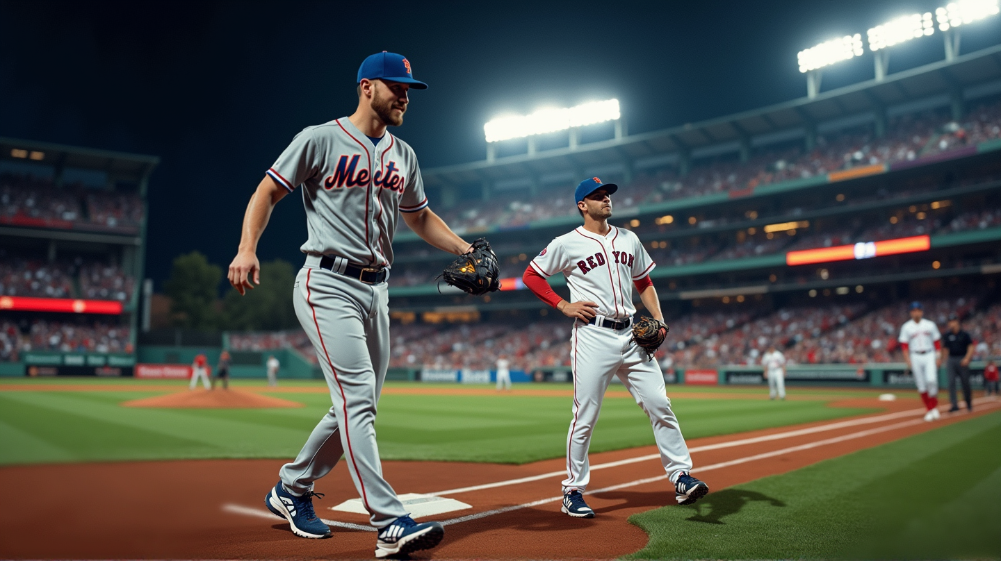 Episk Kamp: Mets Ser Mot Å Hevde Seg Mot Red Sox i Spennende Fenway Oppgjør