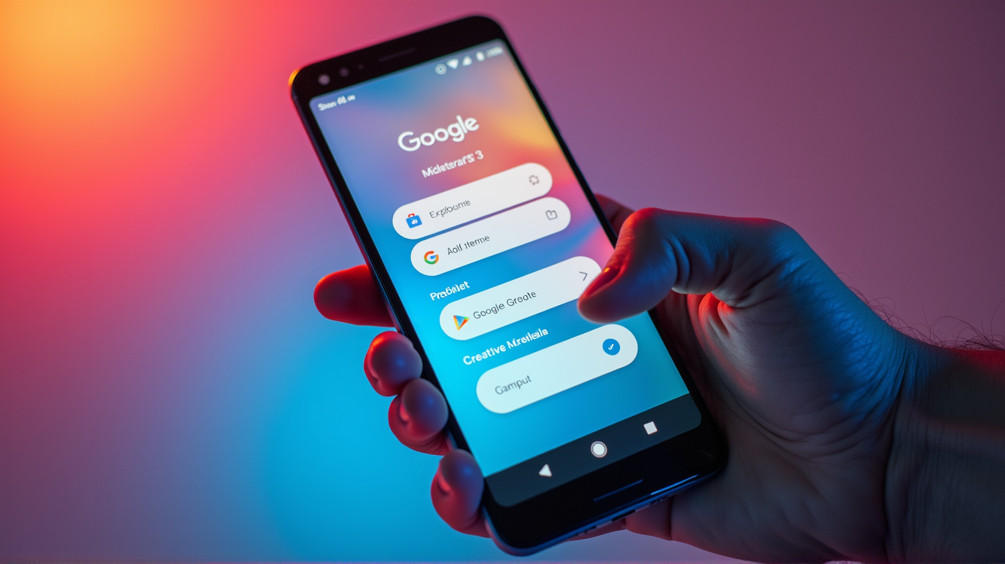 Googles Friske Nye Utseende: Material 3 Expressiv Redesign Treffer Kontoer