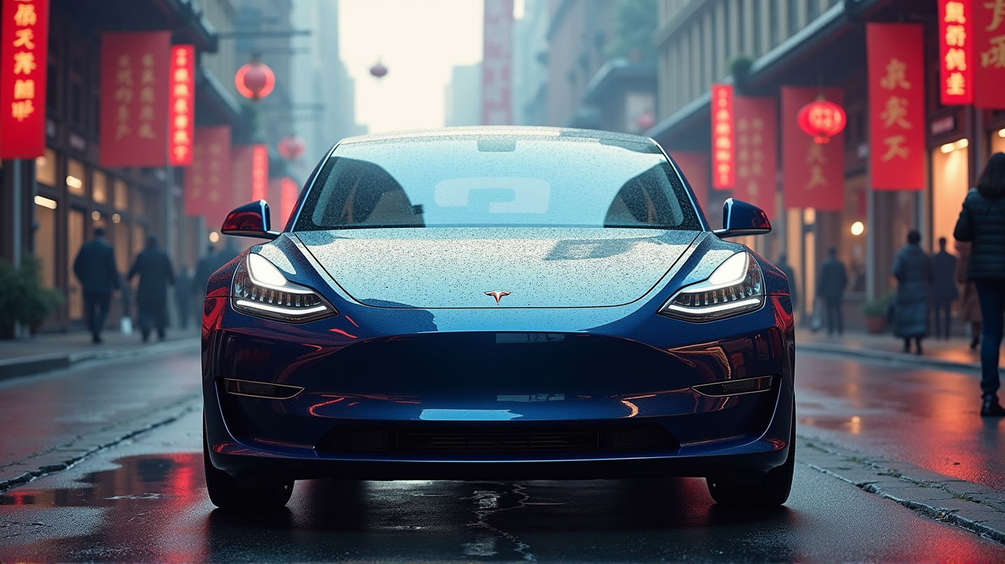 Teslas kinesisk-produserte elbil-salg faller midt i intens priskrig