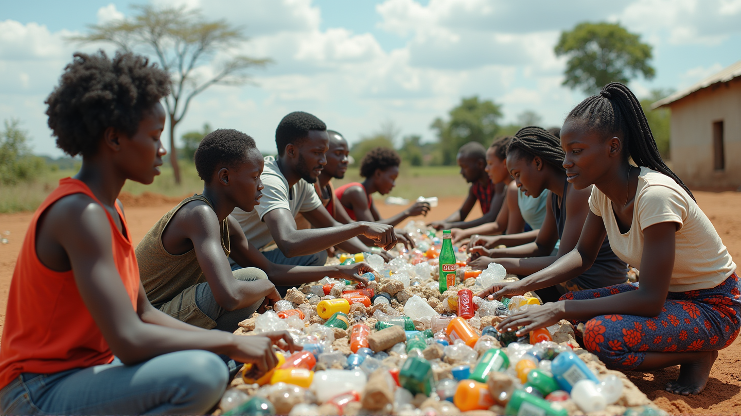 Coca-Cola Tar Et Stort Skritt: En Vesentlig Innsats for å Bekjempe Plastavfall i Afrika