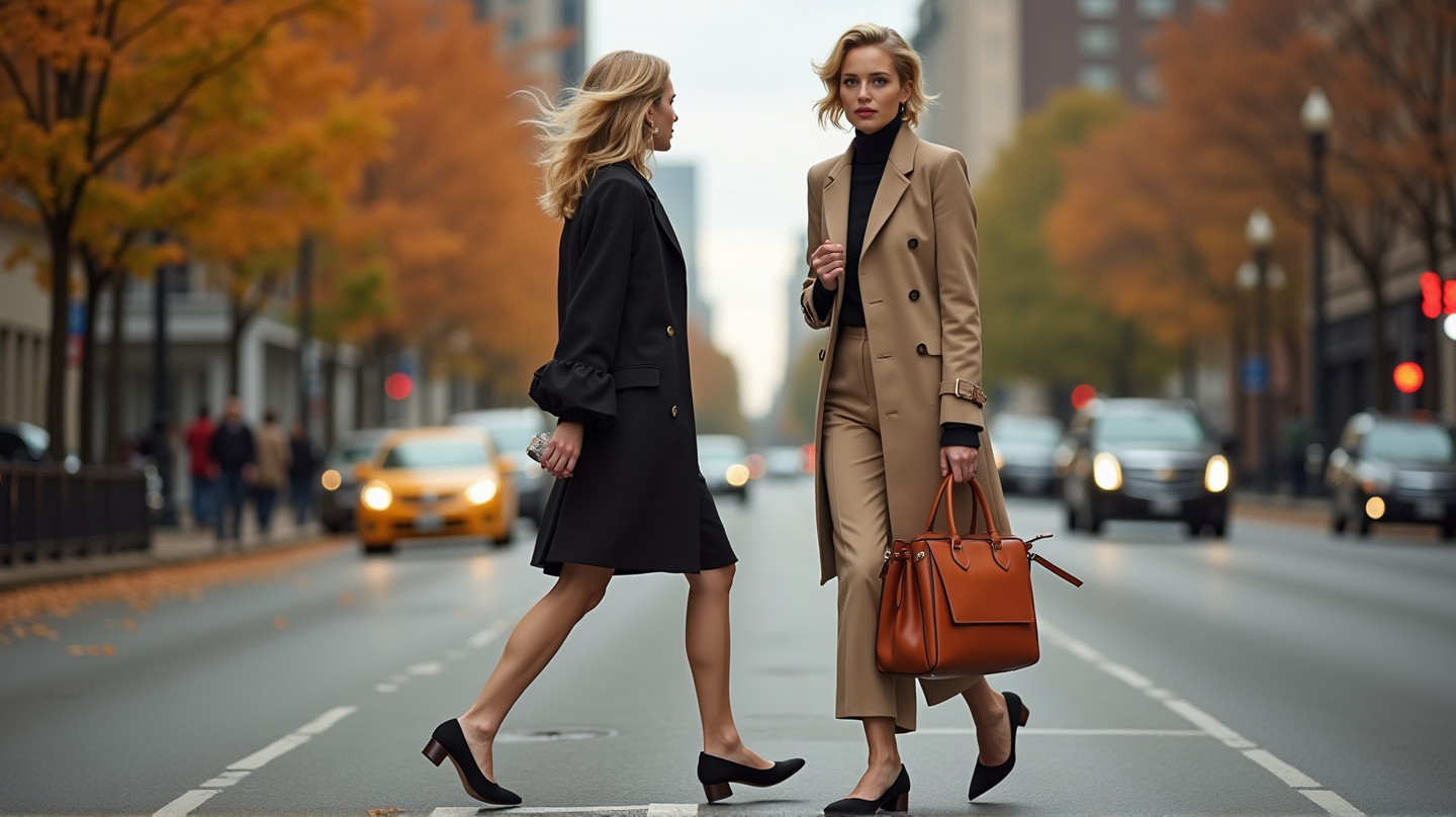 Jennifer Lawrence Hersker Høstmoten med en Ikonisk Loewe-veske og Stilige Flats
