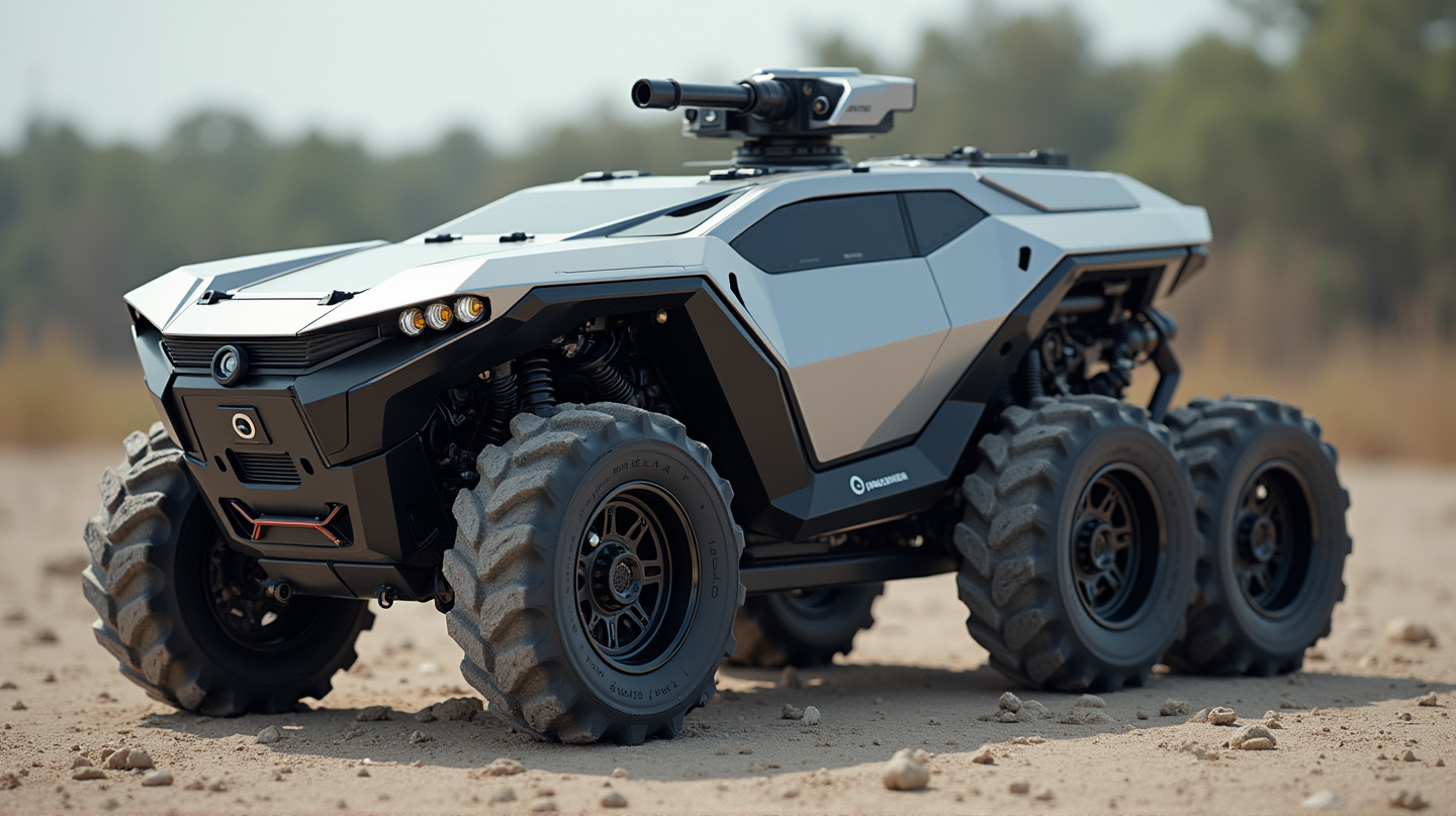 Avdekker NOMAD: Neste Generasjons Forsvars-UGV av Scout AI og Hendrick Motorsport