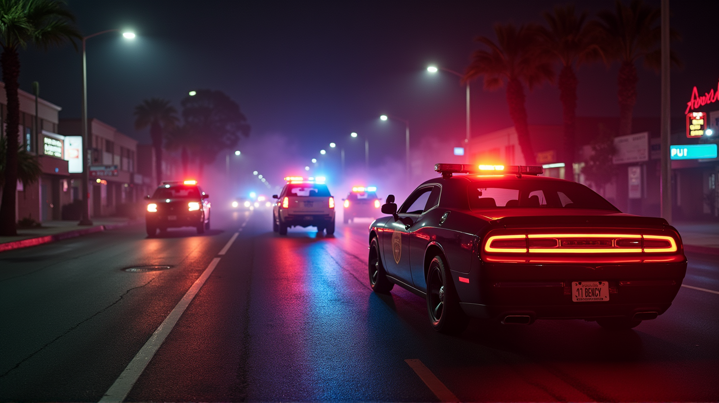 Høyhastighetsdrama: Jakt ender i brennende krasj i North Hollywood