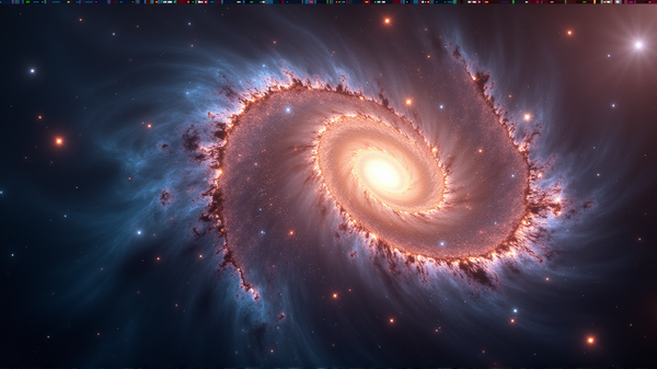 Gnistrende kosmisk ballett: Hubble fanger den fortryllende spiralgalaksen NGC 3596