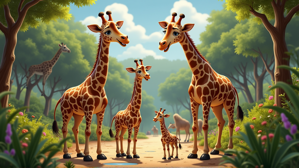Rocket, romsjiraffen, ønsker velkommen til ny kalv og inspirerer boken utgivelse ved Gladys Porter Zoo