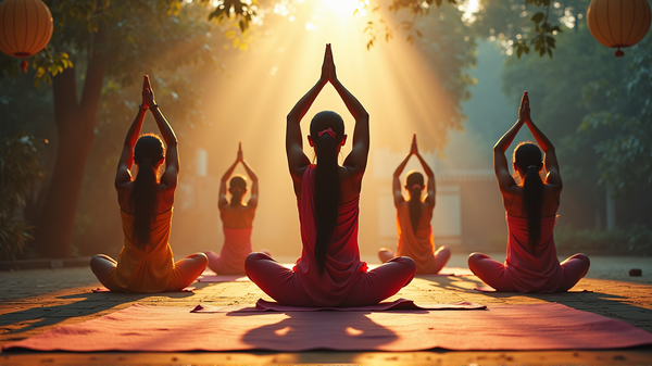 Bollywood-stjerner stråler med fitness på den internasjonale yogadagen