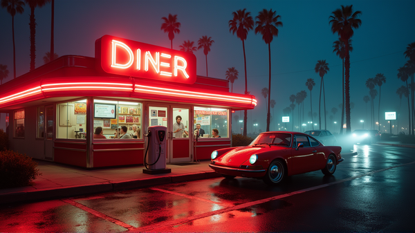 Elon Musk Møter Harde Protester på Tesla Diner i Hollywood