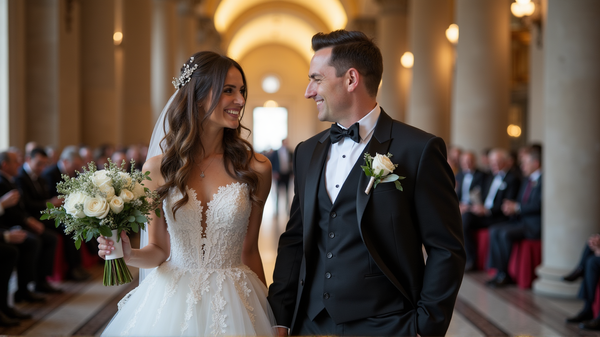 Josh Lucas og Brianna Ruffalos magiske bryllup i Vatikanet stjeler hjerter verden over