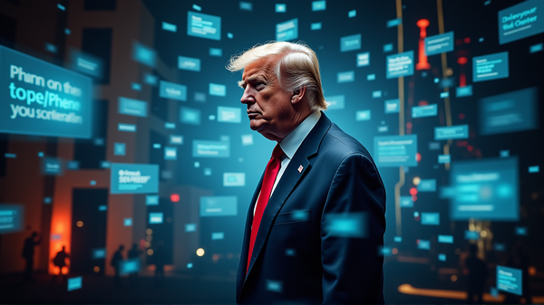 President Trump Skaper Storm på Sosiale Medier etter Seks Måneder i Embetet