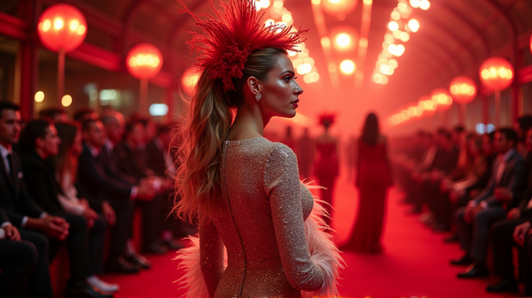 Blendende Kjendissgarderobe på Paris Couture Extravaganza