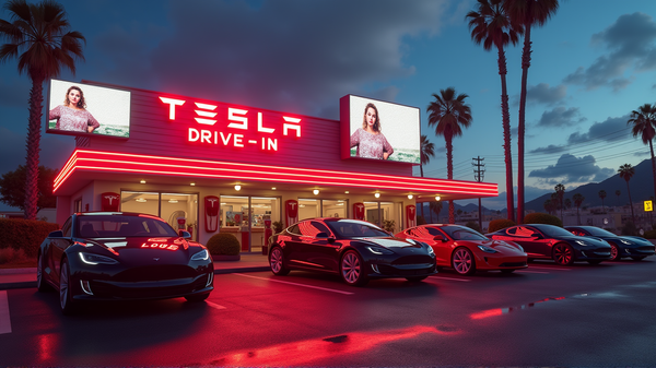 Tesla Hollywood Diner: En Revolusjonerende Drive-In Opplevelse