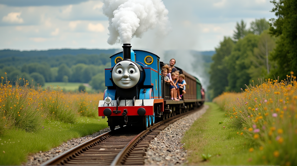 Alle Mann om Bord! Thomas- og Bluey-tog Venter denne Sommeren nær Liverpool
