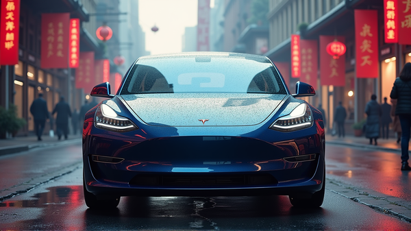 Teslas kinesisk-produserte elbil-salg faller midt i intens priskrig