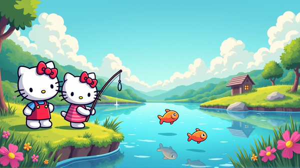 Dykk inn i Eventyret: Lås opp Fiskederbyet i Hello Kitty Island Adventure