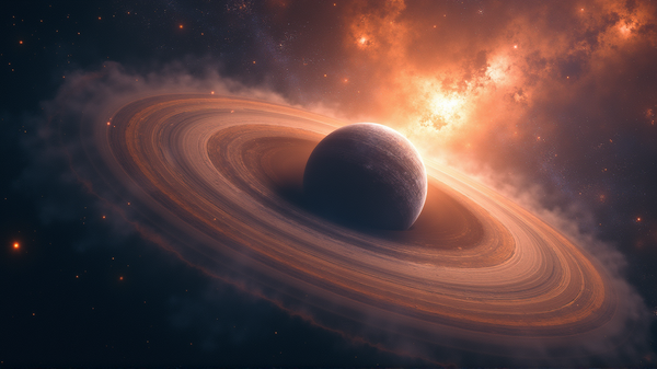 Astronomer fanger det første bildet noensinne av planet som blir født i verdensrommet