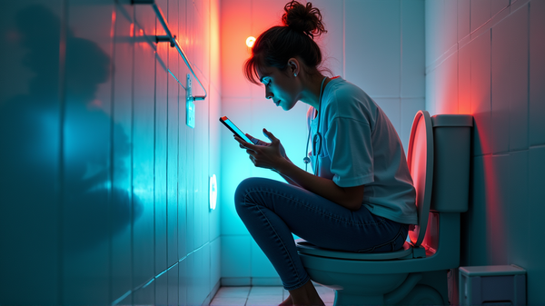 Den overraskende risikoen med mobilbruk på toalettet: Gir smarttelefoner deg hemoroider?