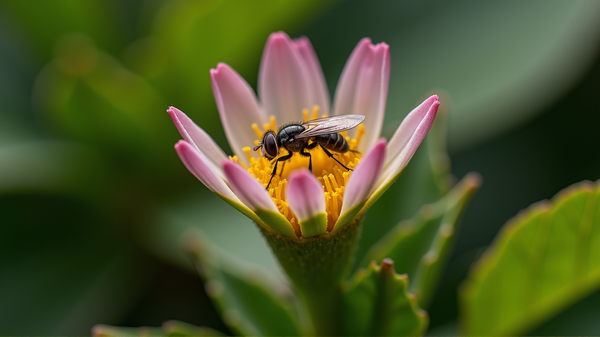 Japansk Blomst Lurer Fluer med Magisk Maurduft