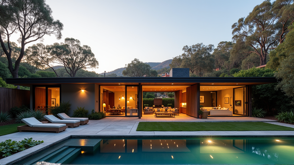 Oppdag Hollywood Hills Midcentury Ranch: En Bland av Tidløs Sjarm og Moderne Innovasjon